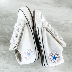 Baby white converse